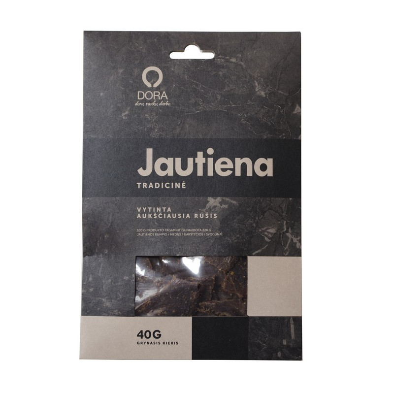 Vytinta jautiena DORA TRADICINĖ, 40 g