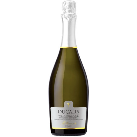 Vynas Ducalis Valdobbiadene Prosecco Superiore Extra Dry DOCG, baltas, extra dry,  11,5 %, 0,75 l