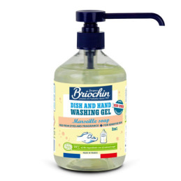 Indų plovimo ir rankų plovimo gelis BRIOCHIN, marselio muilas, 500 ml