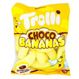 Guminukai TROLLI Choco Bananas zefyrai, 150g