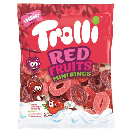 Guminukai TROLLI Red Fruits Mini-Rings , 100g