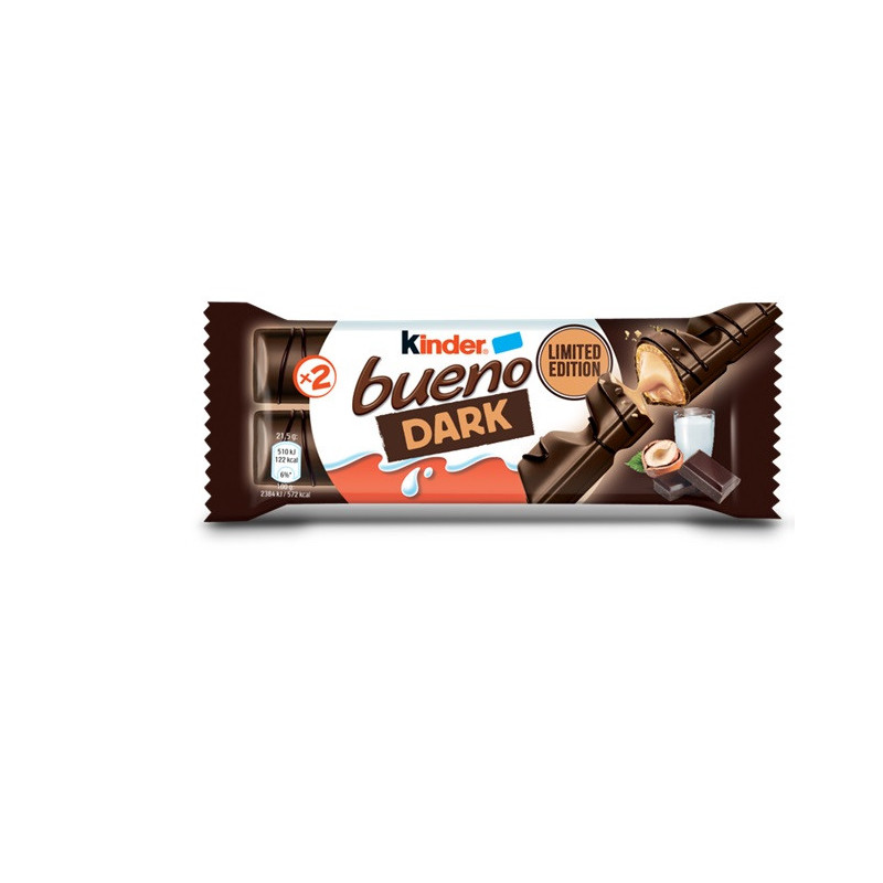 Vaflinis batonėlis KINDER BUENO DARK , 43 g
