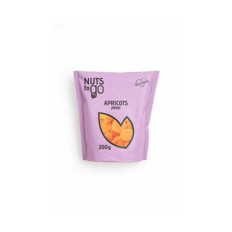 Džiovinti abrikosai NUTS TO GO, be kauliukų, 200 g