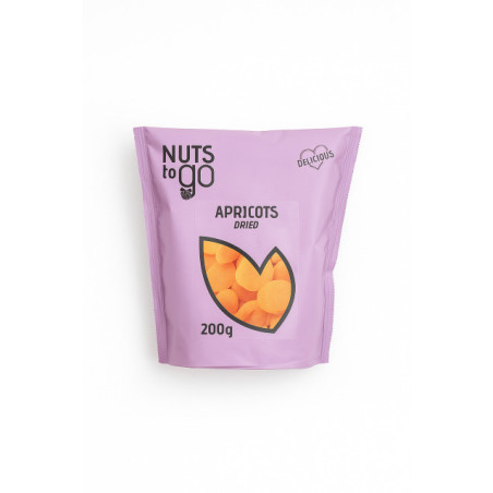 Džiovinti abrikosai NUTS TO GO, be kauliukų, 200 g