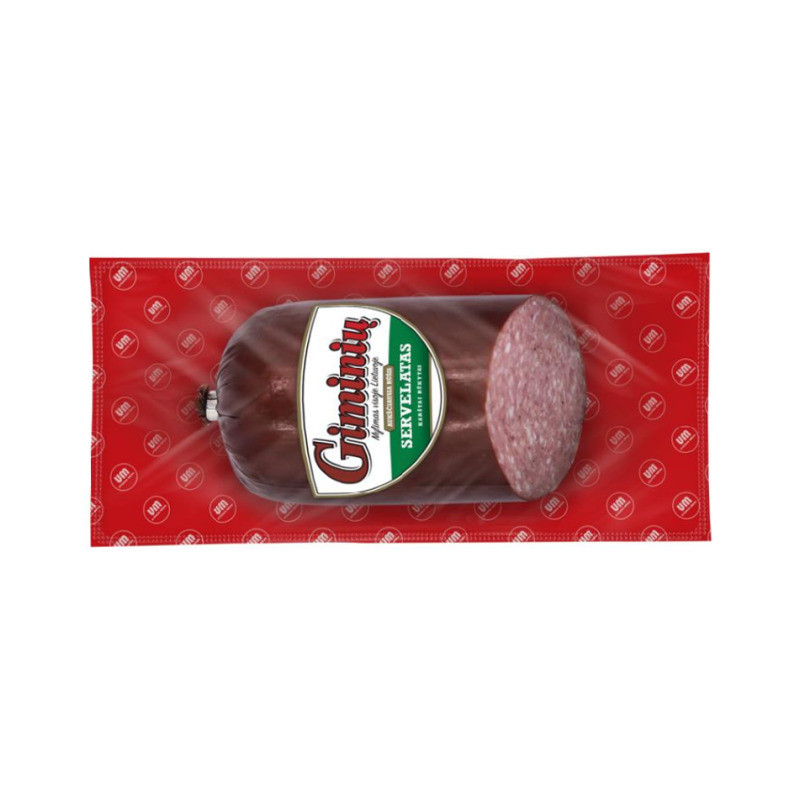 K.r. servelatas UTENOS MĖSA, GIMINIŲ, a.r., 400 g