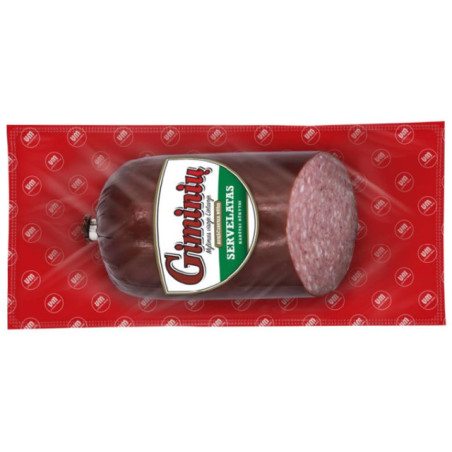 K.r. servelatas UTENOS MĖSA, GIMINIŲ, a.r., 400 g