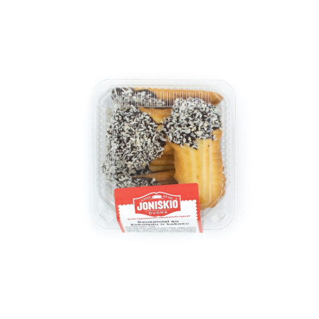 Sausainiai su šokoladu ir kokoso drožlėmis , 150 g