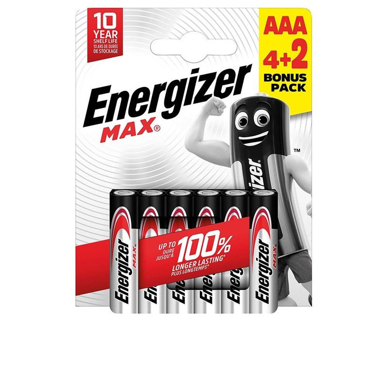 Elementai ENERGIZER AAA/LR03, 1,5V, 6 vnt.