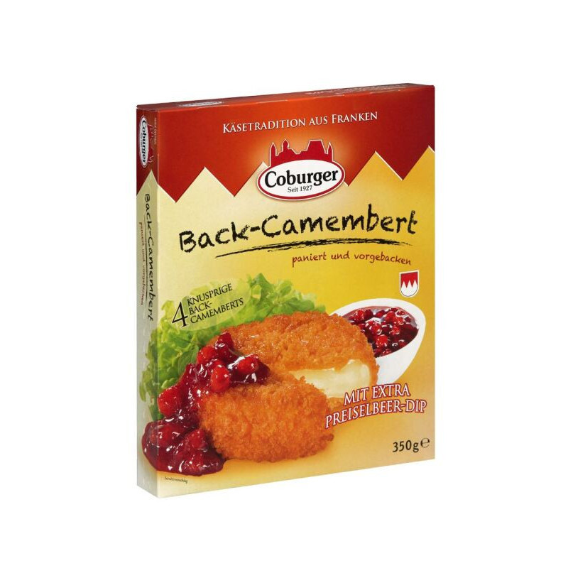 Kep. Camembert sūris COBURGER su spanguolių padažu, 350 g