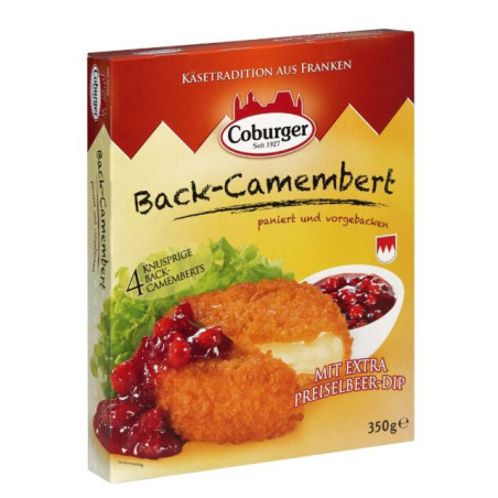 Kep. Camembert sūris COBURGER su spanguolių padažu, 350 g