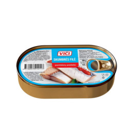 Skumbrių filė pomidorų padaže VIČI, 190g/129g