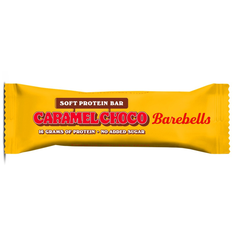 Baltyminis batonėlis su karamele BAREBELLS, 55 g