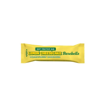 Baltyminis batonėlis Lemon Cheesecake BAREBELLS, 55 g