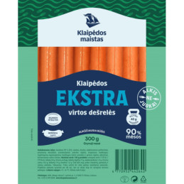 Virtos dešrelės KLAIPĖDOS ekstra , 300g