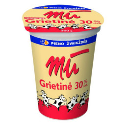 Grietinė MŪ, 30 %, 360 g