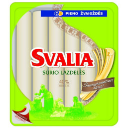 Sūrio lazdelės SVALIA, 40 %, 13 vnt, 260 g