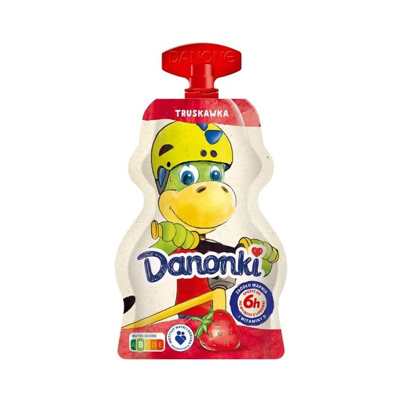 Jogurtas DANONKI, braškių skonio, 70 g