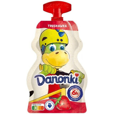 Jogurtas DANONKI, braškių skonio, 70 g