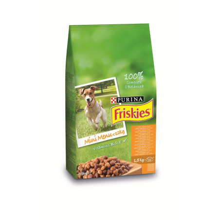 Sausas šunų ėdalas mažoms veislėms FRISKIES, 1,5 kg