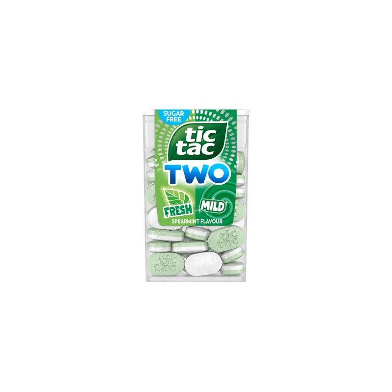 Pastilės TIC TAC TWO  mėtų skonio, 38,5g