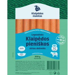 Virtos dešrelės pieniškos KLAIPĖDOS, a.r., 300 g