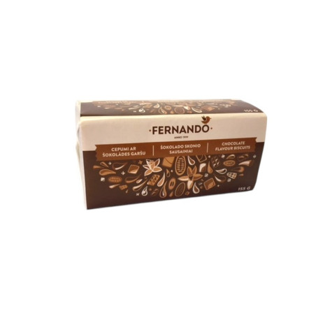 Sausainiai FERNANDO šokolado skonio, 155 g
