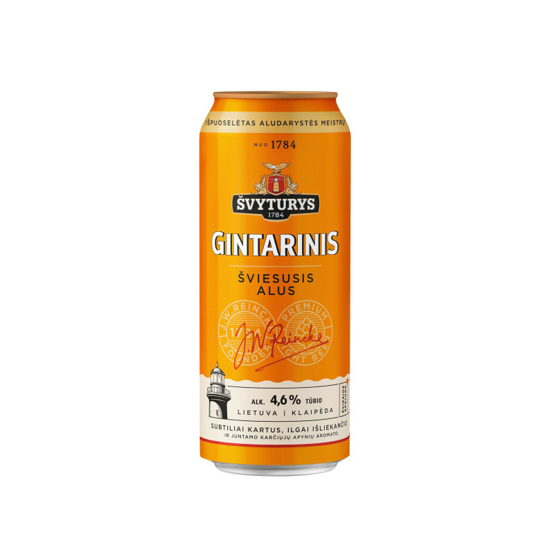 Alus Švyturys Gintarinis 4.6% 0,5L