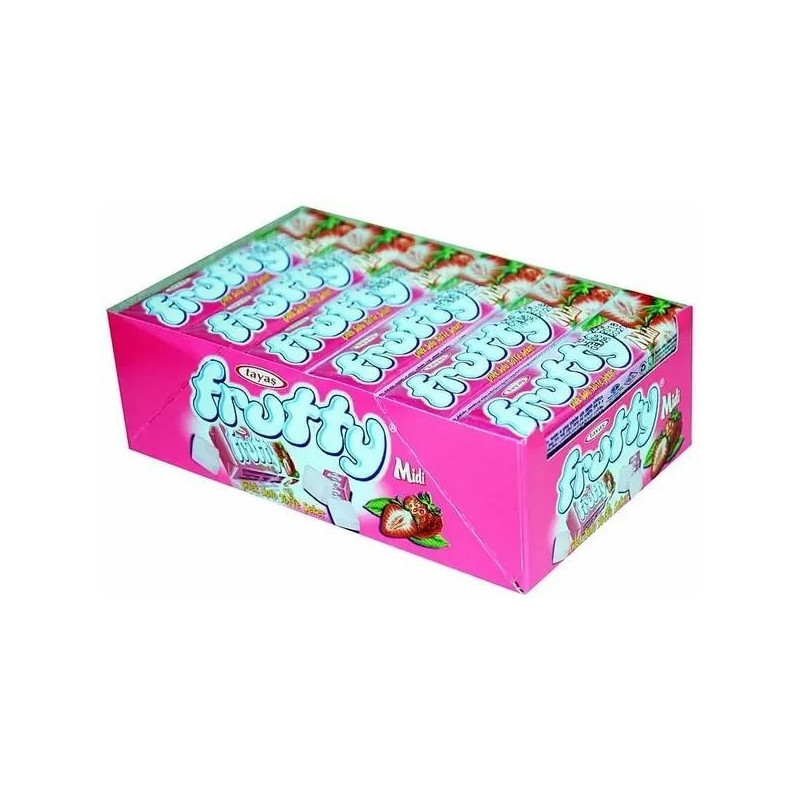 Kramtomieji FRUTTY braškių skonio, 20 g