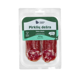 Š.r. dešra KLAIPĖDOS MAISTAS, PIRKLIŲ, pjaust., a.r., 100 g
