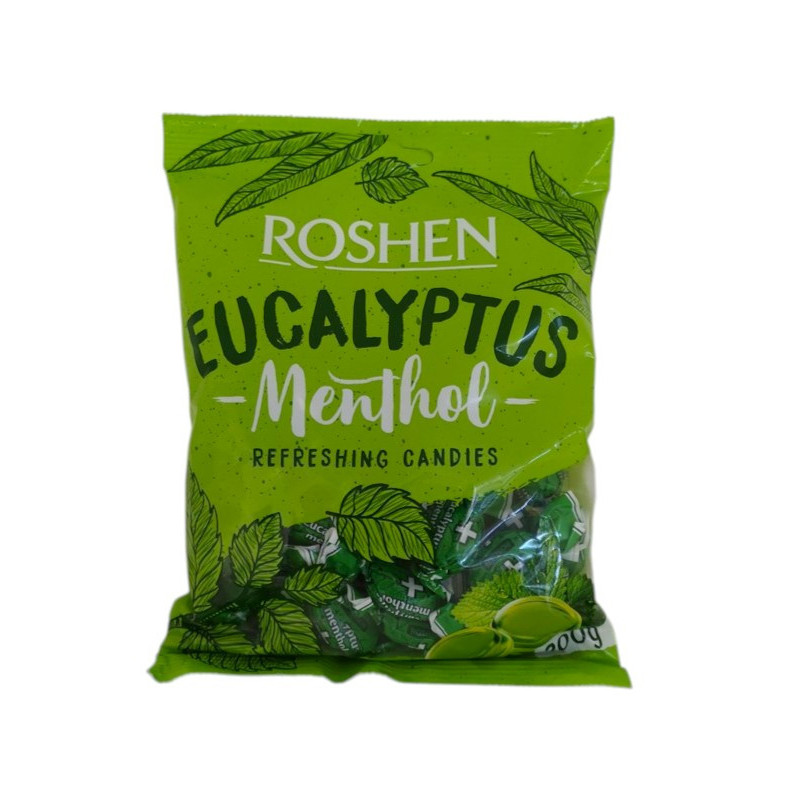 Karamelė ROSHEN, eucalyptus-menthol, 200 g