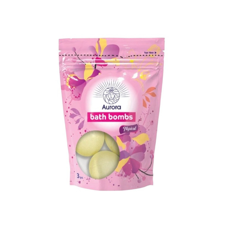 Vonios burbulų rinkinys AURORA SPA Tropical, 3*50 g