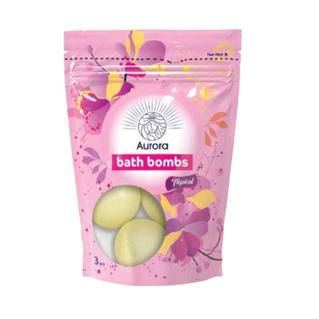 Vonios burbulų rinkinys AURORA SPA Tropical, 3*50 g