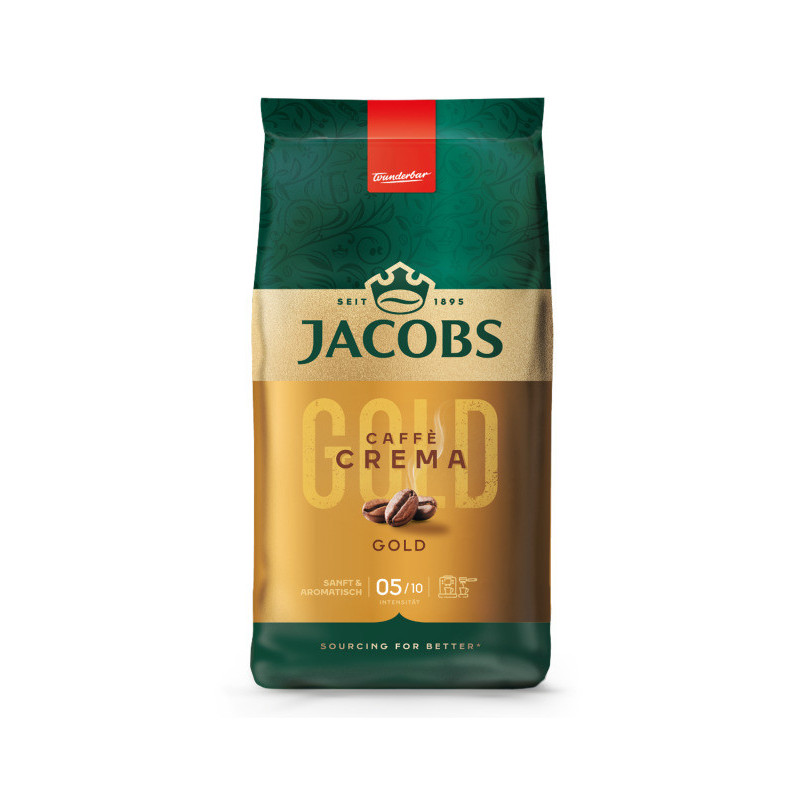 Kavos pupelės JACOBS CREMA, 1 kg