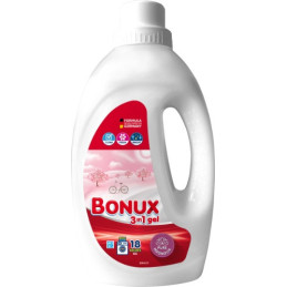 Skystas skalbimo gelis BONUX PURE MAGNOLIA, 18 skalb., 0.9 l