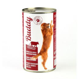 Konservuotas ėdalas šunims su jautiena BUDDY, 1250 g