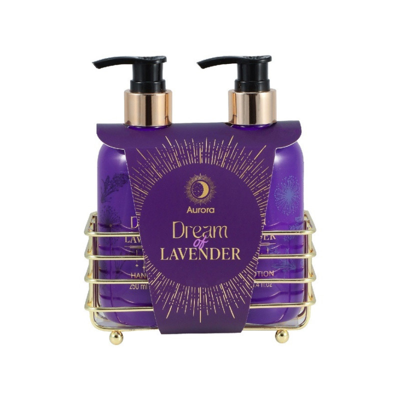 Dovanų rinkinys AURORA DREAM OF LAVENDER,muilas/rank/losj.500 ml