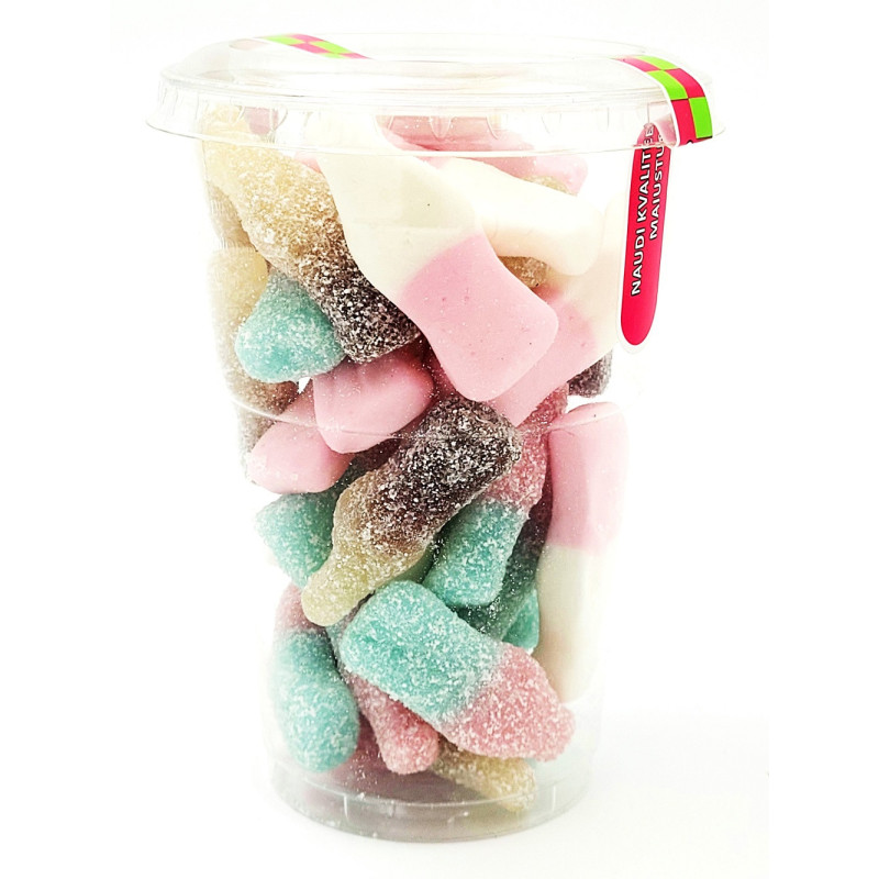 Guminukų rinkinys braškių,kolos,gumos,skonio 150g