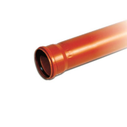 Lauko kanalizacijos vamzdis Magnaplast, Ø 110 mm, SN4, 6 m