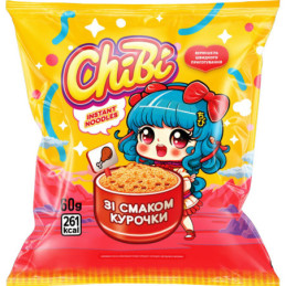 Gr. paruoš. makaronai CHIBI vištienos skonio, 60 g