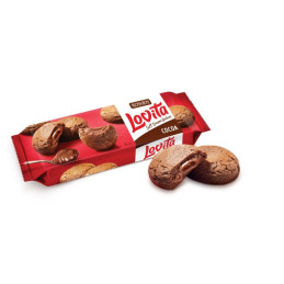 Minkšti sausainiai LOVITA su kakaviniu įdaru, 127 g