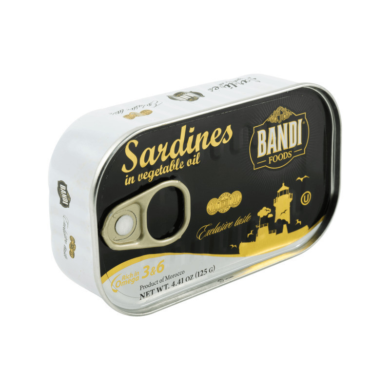 Sardinės BANDI FOODS, aliejuje, 125 g
