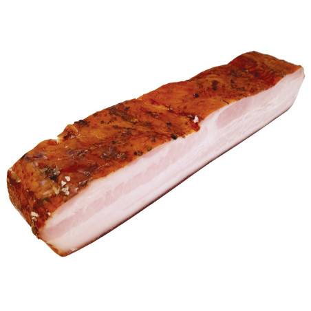 Karštai rūkyta TURGAUS ŠONINĖ maži vakuume ~ 400 g