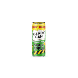 Gazuotas gaivusis gėrimas CANDY CAN x Toxic Waste Sour Apple, 0.33 l