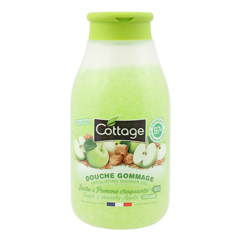 Šveičiamoji dušo želė COTTAGE SUGAR & CRUNCHY APPLE, 270 ml