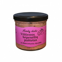 Vištienos kepenėlių paštetas su slyvomis, 145 g