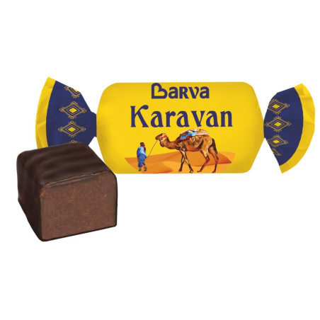 Šok. saldainiai BARVA Karavanas, kg