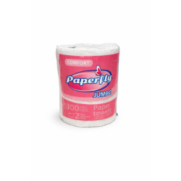 Popierinis rankšl. PAPERFLY JUMBO, 300 lap., 2sl., 1 vnt.