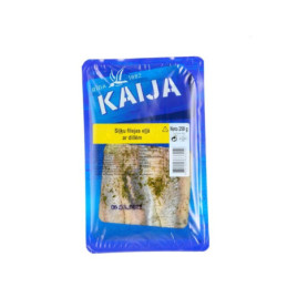 Silkės filė KAIJA su krapais, aliejuje, 250 g