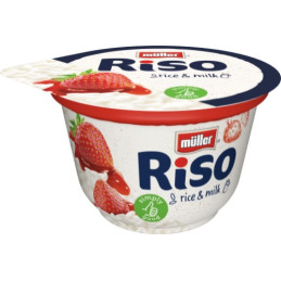 Ryžių košė MÜLLER RISO su braškėmis, 200 g