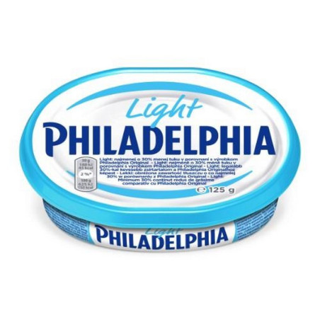 Tepamas varškės sūris PHILADELPHIA, LIGHT, 125 g